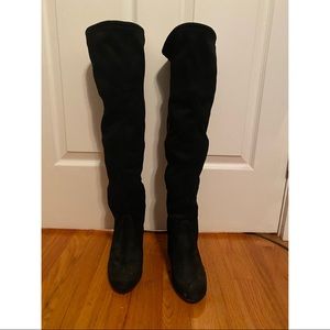 Steve Madden Black over the Knee Boots Siz…